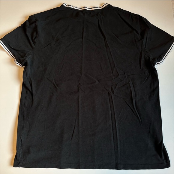 Polo Ralph Lauren Men’s T-Shirt XL Black White Trim Custom Slim Fit 100% Cotton - Picture 5 of 6